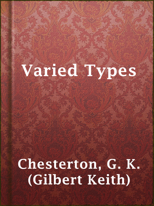 Cover image for Varied Types